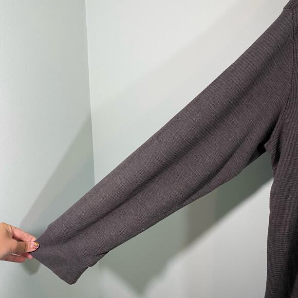 Mossy Oak Men's Grey Thermal Waffle Knit Long Sleeve Top Size XL - Picture 5 of 7